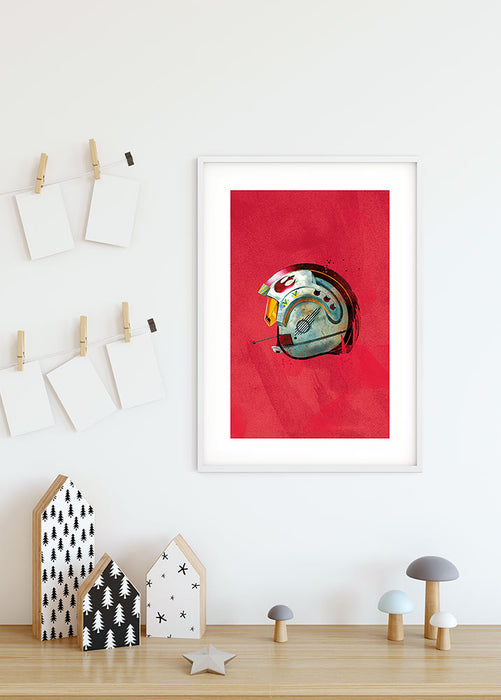 Komar NEU | Wandbild - Star Wars Classic Helmets Rebel Pilot - Größe 50 x 70 cm