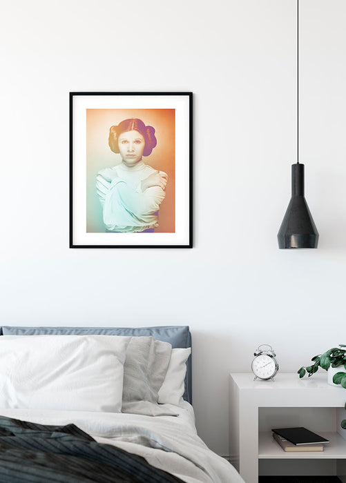 Wandbild - Star Wars Classic Icons Color Leia