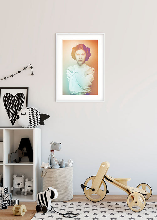 Wandbild - Star Wars Classic Icons Color Leia