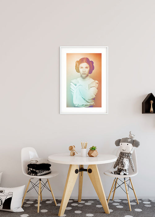 Komar NEU | Wandbild - Star Wars Classic Icons Color Leia - Größe 30 x 40 cm