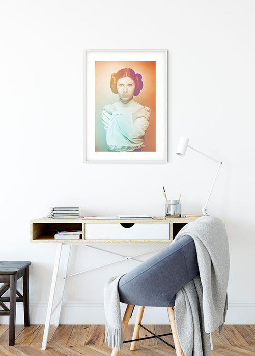 Komar NEU | Wandbild - Star Wars Classic Icons Color Leia - Größe 50 x 70 cm