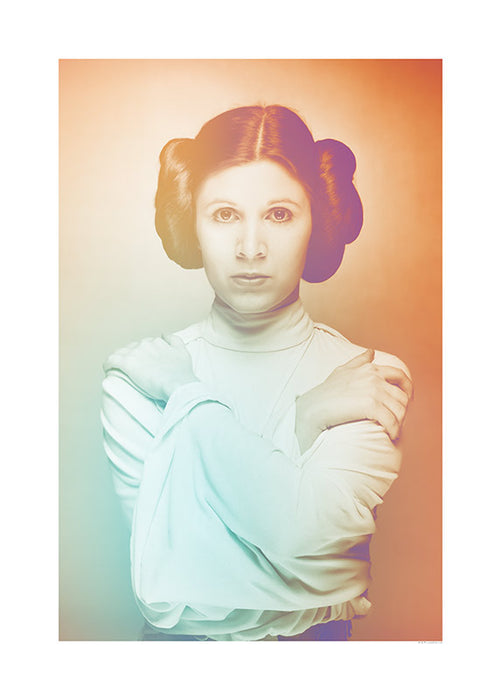 Wandbild - Star Wars Classic Icons Color Leia