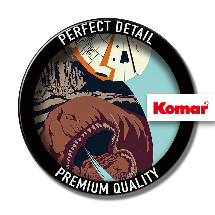 Komar NEU | Wandbild - Star Wars Classic Vector Asteroid Worm - Größe 50 x 70 cm