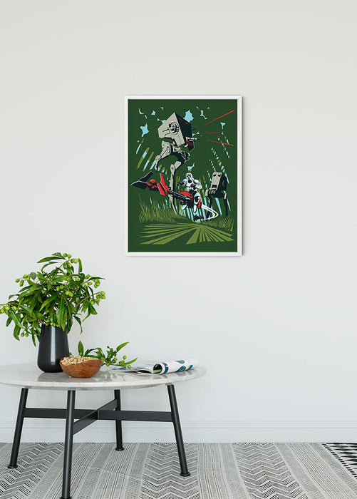 Komar NEU | Wandbild - Star Wars Classic Vector Endor - Größe 40 x 50 cm