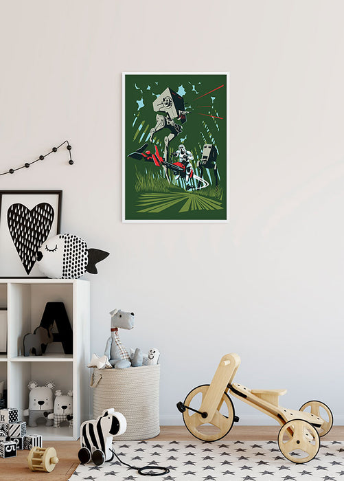 Wandbild - Star Wars Classic Vector Endor