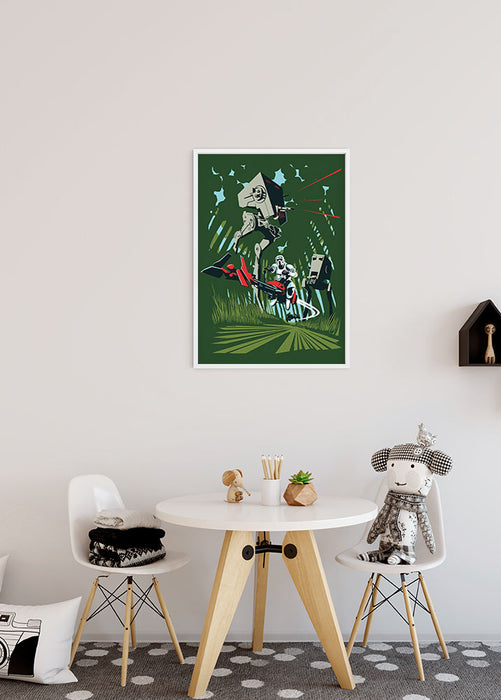 Wandbild - Star Wars Classic Vector Endor