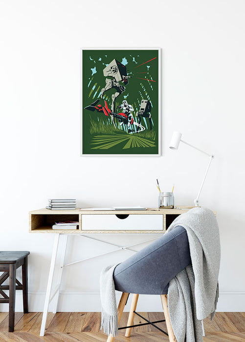 Wandbild - Star Wars Classic Vector Endor