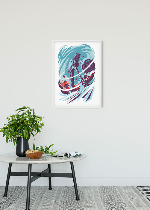 Komar NEU | Wandbild - Star Wars Classic Vector Hoth - Größe 30 x 40 cm