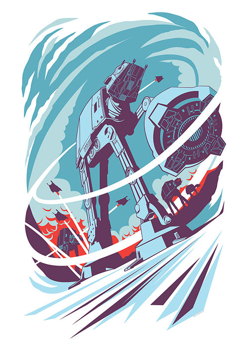 Wandbild - Star Wars Classic Vector Hot