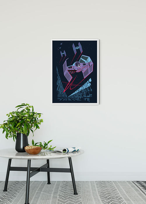 Komar NEU | Wandbild - Star Wars Classic Vector TIE-Fighter - Größe 30 x 40 cm