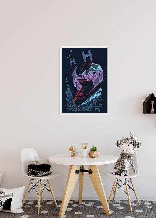Komar NEU | Wandbild - Star Wars Classic Vector TIE-Fighter - Größe 50 x 70 cm