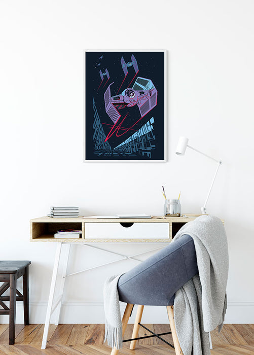 Wandbild - Star Wars Classic Vector TIE-Fighter