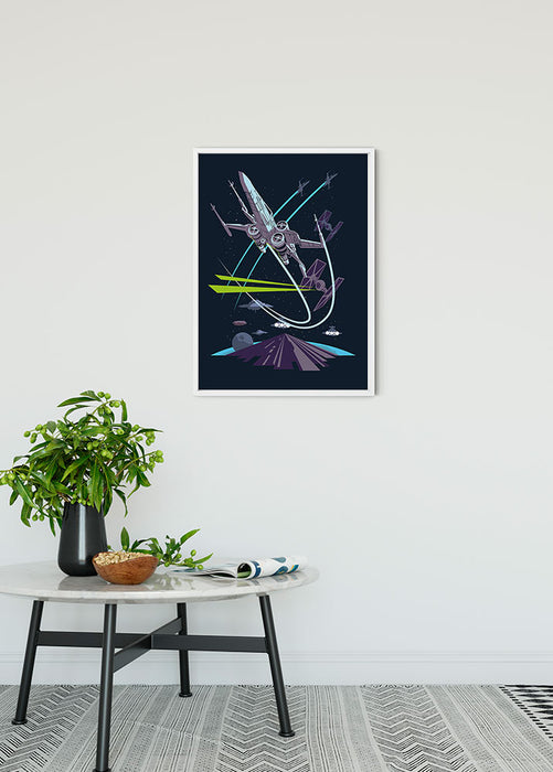 Komar NEU | Wandbild - Star Wars Classic Vector X-Wing - Größe 40 x 50 cm