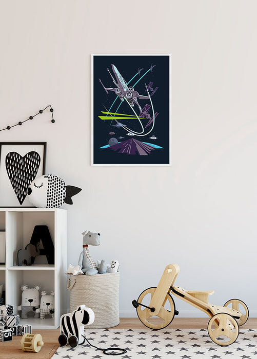 Wandbild - Star Wars Classic Vector X-Wing