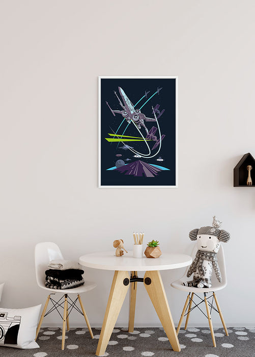 Komar NEU | Wandbild - Star Wars Classic Vector X-Wing - Größe 50 x 70 cm
