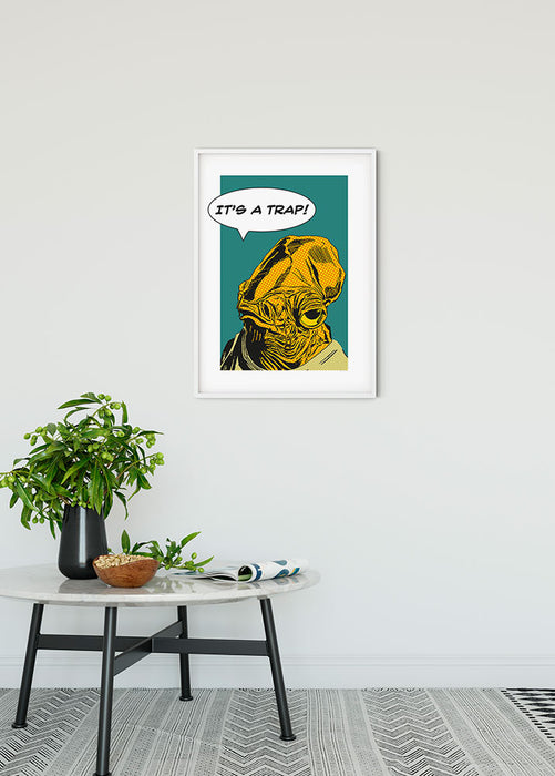 Wandbild - Star Wars Classic Comic Quote Ackbar