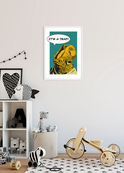 Wandbild - Star Wars Classic Comic Quote Ackbar