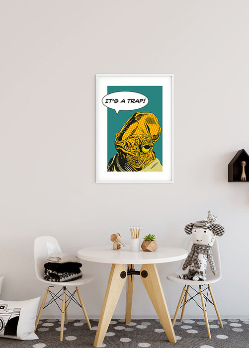 Wandbild - Star Wars Classic Comic Quote Ackbar