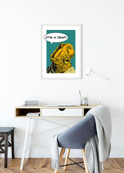 Wandbild - Star Wars Classic Comic Quote Ackbar