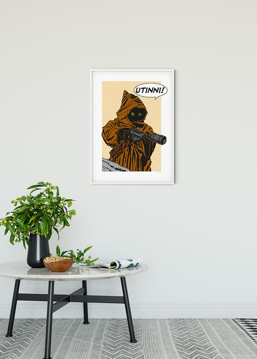 Wandbild - Star Wars Classic Comic Quote Java