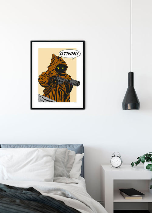 Wandbild - Star Wars Classic Comic Quote Java