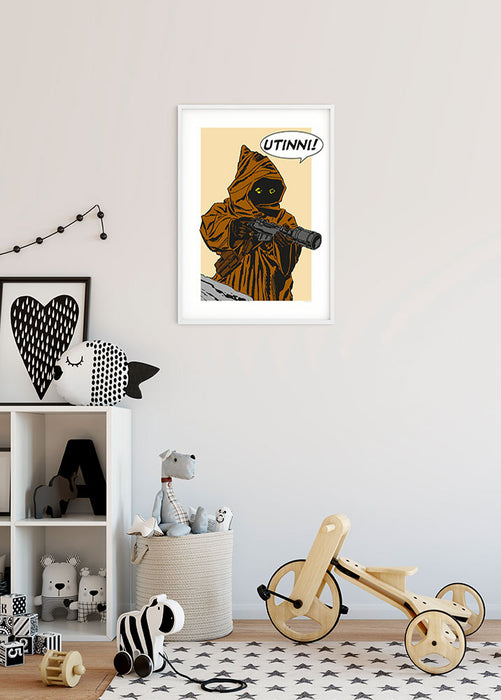 Wandbild - Star Wars Classic Comic Quote Java