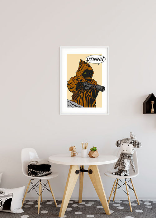 Wandbild - Star Wars Classic Comic Quote Java
