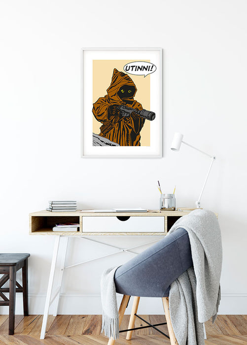 Wandbild - Star Wars Classic Comic Quote Java
