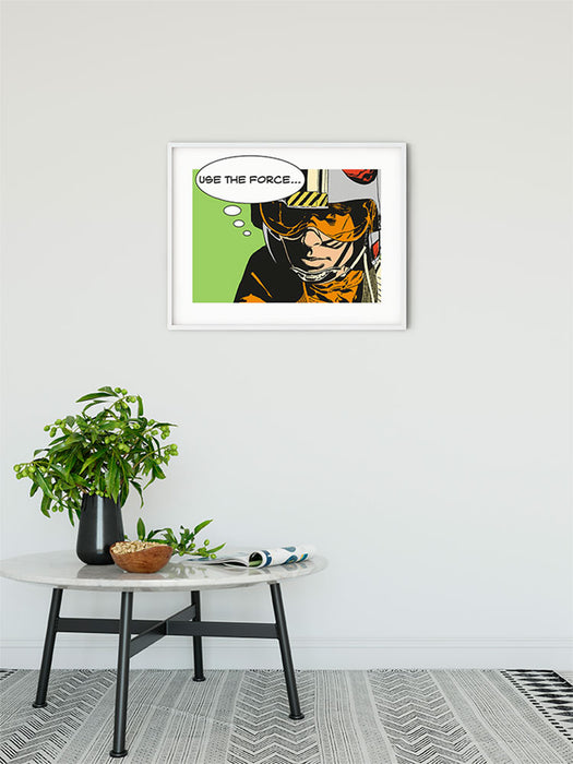 Wandbild - Star Wars Classic Comic Quote Luke