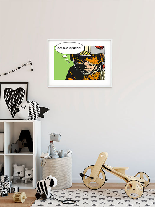 Komar NEU | Wandbild - Star Wars Classic Comic Quote Luke - Größe 50 x 40 cm