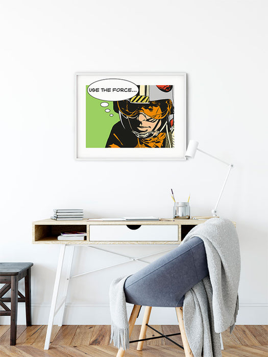 Wandbild - Star Wars Classic Comic Quote Luke