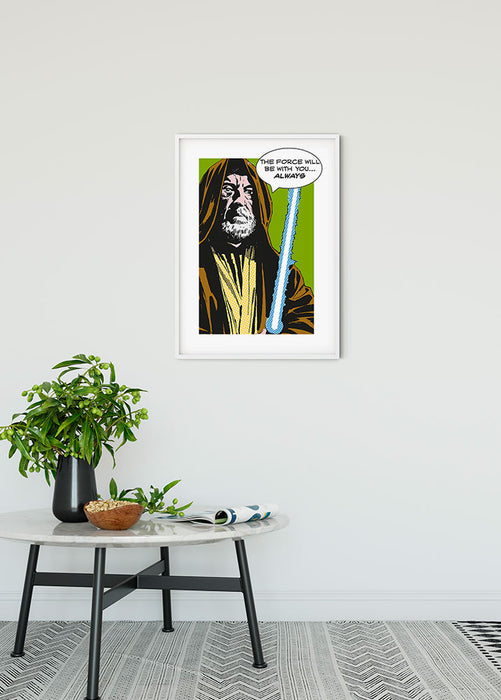 Komar NEU | Wandbild - Star Wars Classic Comic Quote Obi Wan - Größe 50 x 70 cm