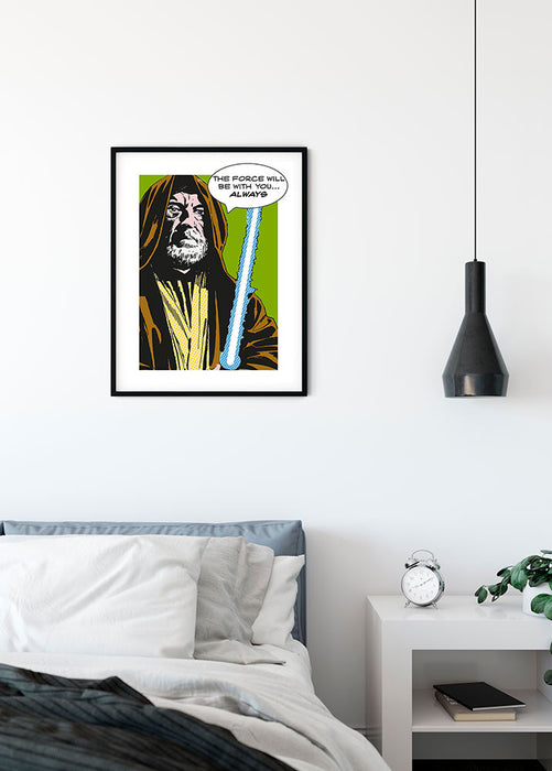 Komar NEU | Wandbild - Star Wars Classic Comic Quote Obi Wan - Größe 50 x 70 cm