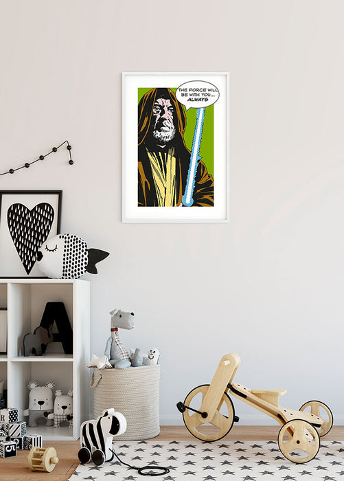 Wandbild - Star Wars Classic Comic Quote Obi Wan