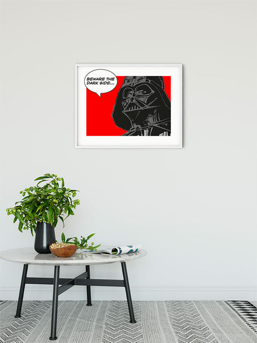 Wandbild - Star Wars Classic Comic Quote Vader