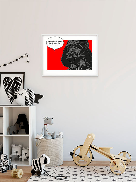 Wandbild - Star Wars Classic Comic Quote Vader