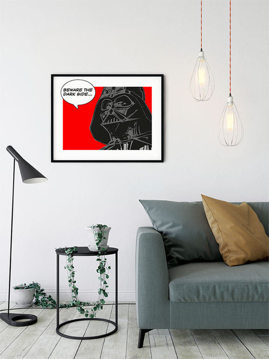 Wandbild - Star Wars Classic Comic Quote Vader
