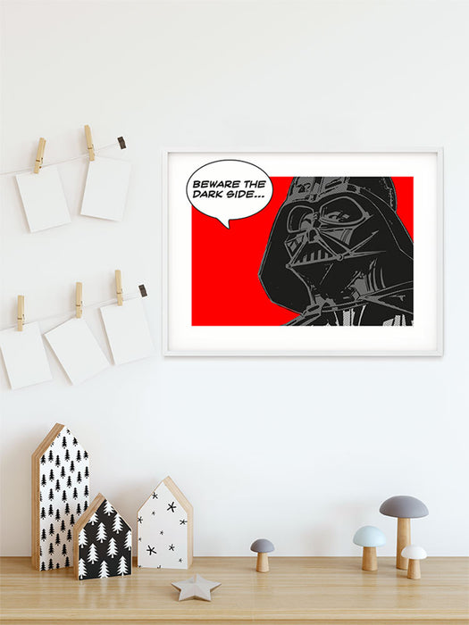 Wandbild - Star Wars Classic Comic Quote Vader