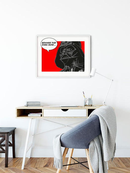 Wandbild - Star Wars Classic Comic Quote Vader