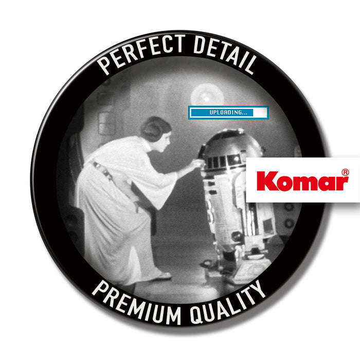 Komar NEU | Wandbild - Star Wars Classic Leia R2D2 Upload - Größe 40 x 30 cm