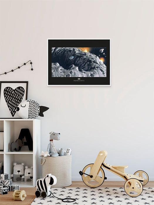 Komar NEU | Wandbild - Star Wars Classic RMQ Asteroid - Größe 50 x 40 cm
