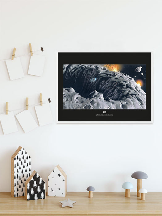 Komar NEU | Wandbild - Star Wars Classic RMQ Asteroid - Größe 50 x 40 cm