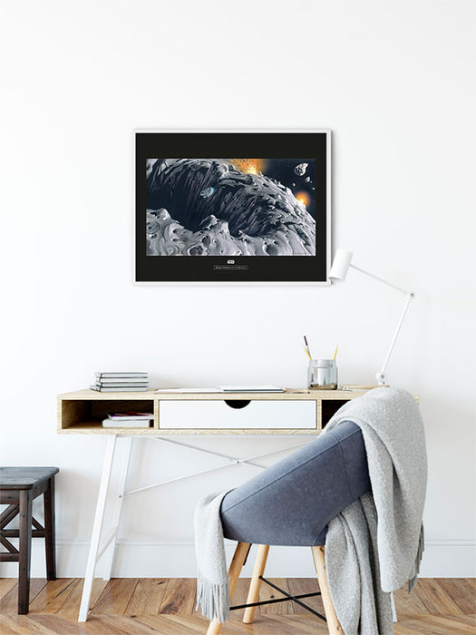Komar NEU | Wandbild - Star Wars Classic RMQ Asteroid - Größe 70 x 50 cm