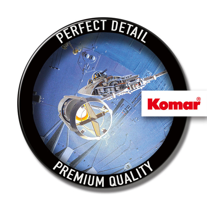 Komar NEU | Wandbild - Star Wars Classic RMQ Death Star Attack - Größe 70 x 50 cm