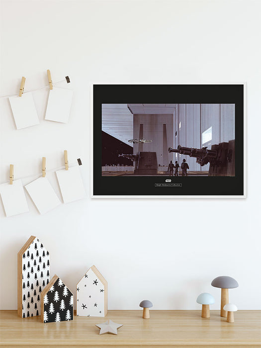 Komar NEU | Wandbild - Star Wars Classic RMQ Death Star Hangar - Größe 50 x 40 cm