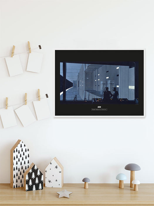 Komar NEU | Wandbild - Star Wars Classic RMQ Death Star Control - Größe 50 x 40 cm