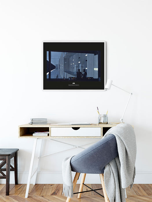 Komar NEU | Wandbild - Star Wars Classic RMQ Death Star Control - Größe 50 x 40 cm