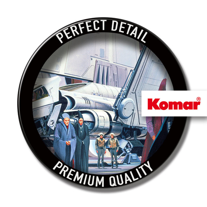 Komar NEU | Wandbild - Star Wars Classic RMQ Death Star Shuttle Dock - Größe 50 x 40 cm