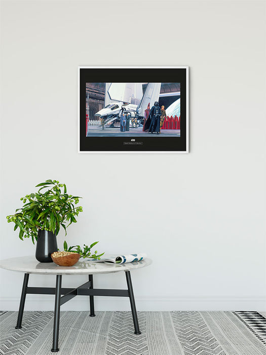 Komar NEU | Wandbild - Star Wars Classic RMQ Death Star Shuttle Dock - Größe 50 x 40 cm
