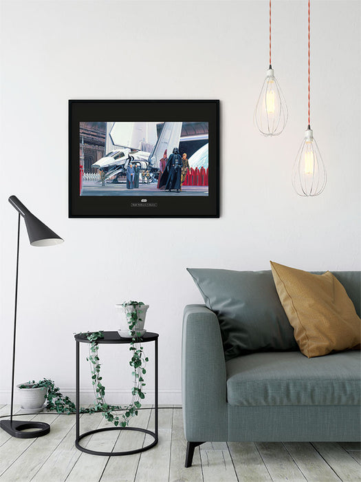 Komar NEU | Wandbild - Star Wars Classic RMQ Death Star Shuttle Dock - Größe 70 x 50 cm